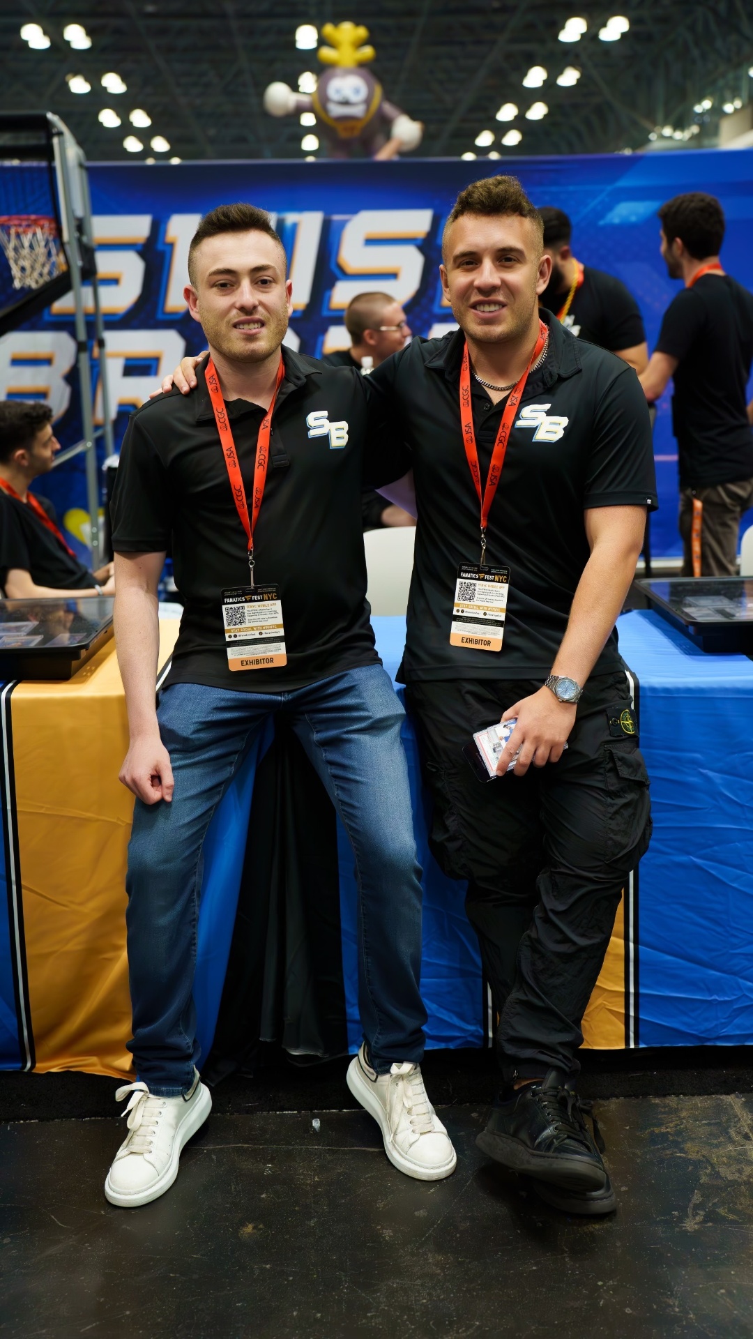Swish Breaks founders at Fanatics Fest NYC